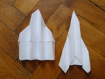 Generated paper airplanes