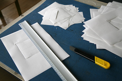 Blueprints of the paper airplanes